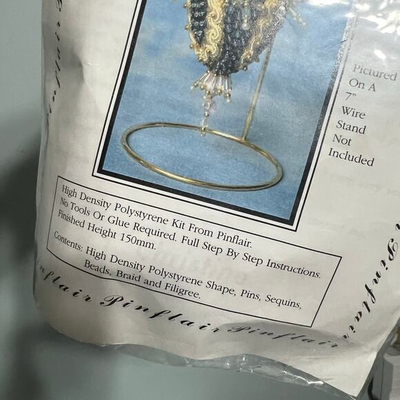 Pinfair UK Royal Splendour Kingfisher Easter Egg Sequin Bead Ornament Kit PA140K - Picture 5 of 6